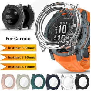 Schutzhülle Full Screen Cover Case Für Garmin Instinct 3 45/50mm Instinct E 40mm - Zdjęcie 1 z 18