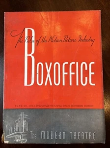 Revista Boxoffice 20 de junio de 1942 - ¡MUY RARA! - Imagen 1 de 7