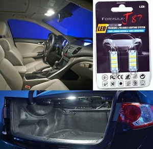 LED Light Canbus Error Free 563 1.2W White 6000K Two Bulbs Under Hood Engine Fit - Bild 1 von 7