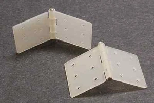 10 PIEZAS Bisagras de Nylon para Superficies de Control de Aviones RC L20xW36mm (VENDEDOR/ENVÍO DE EE. UU.) - Imagen 1 de 1