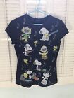 Vintage Peanuts Snoopy Charlie Brown Women’s T Shirt Size Med