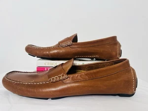 Mocassini Cole Haan Howland Penny da uomo in pelle marrone scarpe casual comode taglia 13M - Foto 1 di 11