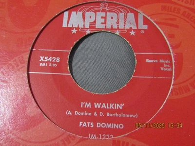 FATS DOMINO-I'M WALKIN-IMPERIAL - Image 1 of 2