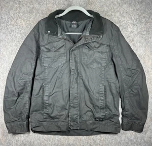 VTG Y2K Oakley Full Zip Jacket Black Mens Size Large Operative Jacket Canvas - Picture 1 of 12
