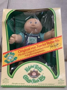 Vintage Cabbage Patch Kids Baby Original Xaviar Robert’s Brown Eyes Glatze - Bild 1 von 7