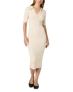 Vestido midi tejido acanalado talla M FRENCH CONNECTION para mujer - Imagen 1 de 5