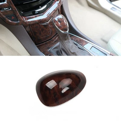 Cubierta de perilla de cambio de marchas de consola central para Cadillac SRX 2013-2015 grano de madera Foto 1 de 4