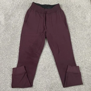 Lululemon At Ease Jogginghose Herren XS rot Struktur Strick bequem sportlich 30" Schrittlänge MANGEL - Bild 1 von 10