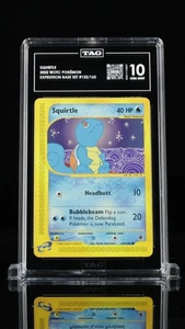 Squirtle 2002 WOTC Pokemon Expedition Set Base #132/165 TAG Graded Gem Mint 10 - Foto 1 di 2