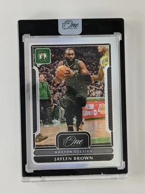 2023 Panini One on One Basketball /99 Jaylen Brown #2 PANINI ENCASED AND SEALED - Image 1 of 3