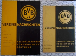 2x Vereinsnachrichten Borussia Dortmund 60er Jahre - selten - Bild 1 von 2