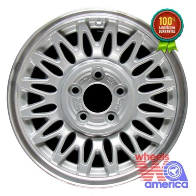 Wheel Rim Lincoln Town Car 15 1993-1997 F3VY1007C F3VC1007AA OEM Silver OE 3053 - Image 1 of 4