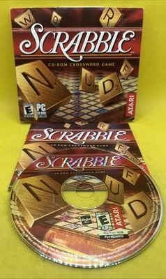 ✈️  Scrabble (PC CD-ROM, 2001 w/ Manual, Atari, Crossword Game, Jewel Case) - Image 1 of 4