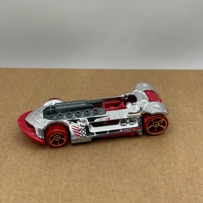 Hot Wheels 2016 X-Steam Chrome Car CFG98 HW Super Chromes Malaysia Loose #E - Image 1 of 3
