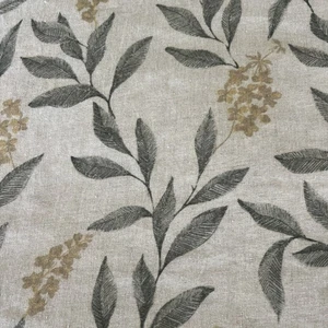 Mcgee and Co Adela Botanical Tablecloth 100% Linen 70”x104” Leaves Branches HTF - Picture 1 of 11