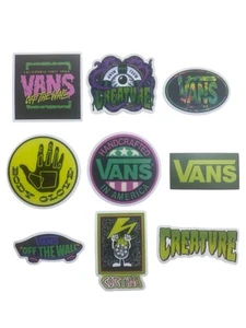 skateboard stickers decals Lot Advertising Wheels Shoes Trucks 9pc L6 - Picture 1 of 1