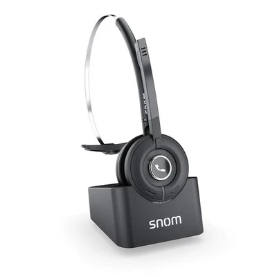 Snom A190 DECT-Headset, HD-Sound, Rauschunterdrückung, Schwarz - Bild 1 von 4