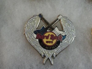 Hard Rock Cafe pin Memphis Winged Guitars 2012 - Picture 1 of 1