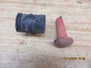 Almohadilla de goma delantera para tractor de césped John Deere425 445 y perilla diferencial de pedal rojo - Imagen 1 de 1