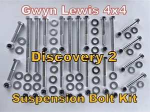 Discovery 2 suspension Arm Bolt Kit GL1269 Complete Kit Front & Rear Gwyn Lewis - Picture 1 of 6