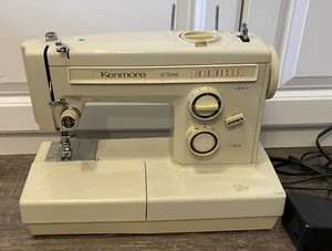 Vintage 1970s Kenmore Sewing Machine Model 158.13512- All Steel - Made In Japan - Picture 1 of 15
