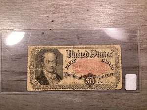 1874-Fifty (50Cent) Fractional Currency-5th Issue-William Crawford-022124-75 - Picture 1 of 4
