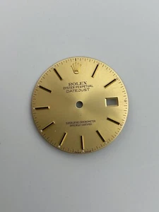ROLEX DATEJUST DIAL 16000 16200 ZIFFERBLATT CHAMPAGNER ZIFFERBLATT ORIGINAL VINTAGE - Bild 1 von 2