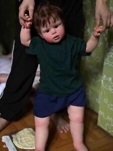 28in Unassembled Reborn Toddler Doll Kit Peggy Huge Straight Leg Fresh Color Kit