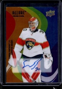 Spencer Knight  2022-2023 Upper Deck Allure Color Flow Full Rainbow Auto SF-33