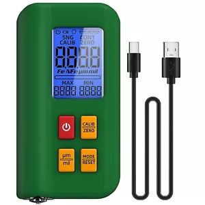 LCD Digital Thickness Gauge Car Coating Paint Film Depth Tester Fe/NFe Probe - Picture 1 of 10