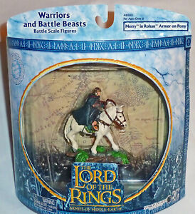 Play Along L.O.T.R. 48024 Merry in Rohan Armor on Pony- mint on card