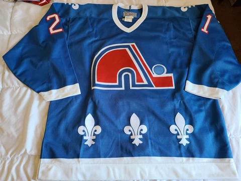 CCM authentic Quebec Nordiques Ultrafil Peter Forsberg jerseys 52 vintage 90s Cover
