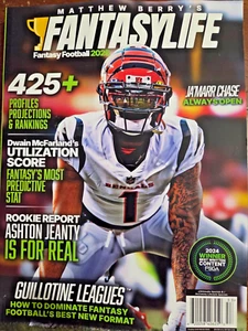 Matthew Berry's Fantasy Life-Fantasy Football 2025-Cincinnati Cover-Brand New! - Foto 1 di 2