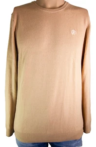 Roberto Cavalli Lambs Wool Chocolate Brown Crewneck Sweater Men’s Size Large - Picture 1 of 11