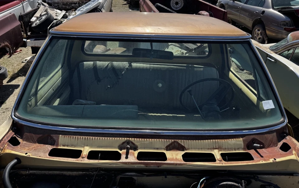 72-75 DODGE D100 D200 W100 W200 TRUCK  WINDSHIELD CHROME TRIM STAINLESS MOLDING - Imagem 1 de 4