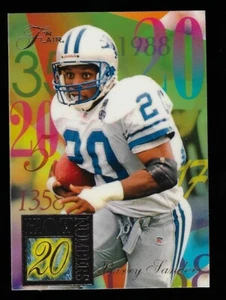 1994 Fleer Flair Hot Numbers Barry Sanders Detroit Lions #11 of 15 - NM - Picture 1 of 2