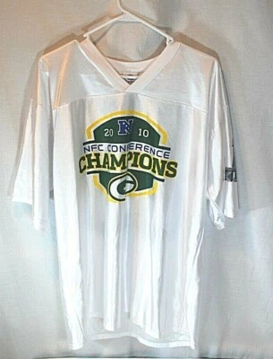 Camiseta de los Green Bay Packers rara Greg Jennings NFC Conferencia Campeones Talla L. Foto 1 de 4