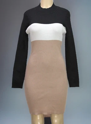 Vestido suéter para mujer Charlotte Russe manga larga multicolor talla XL Foto 1 de 4