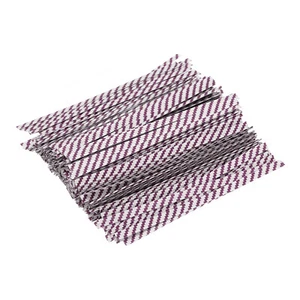 300 Pcs 4" Kraft Paper Twist Ties for Bread Candy Treat Bag, Purple - Picture 1 of 6