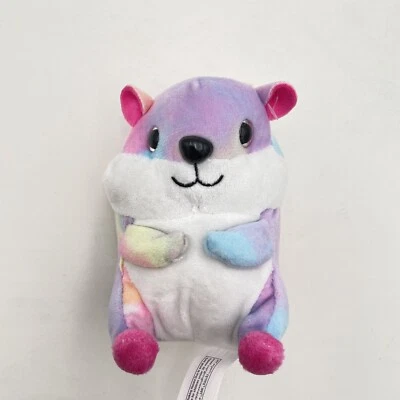 Belly Buddies Sugar Hamster Plush Stuffed Animal Toy Tie Dye 5" - Image 1 of 4