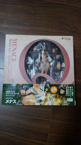 KAIYODO Revoltech 006 Ancient Princess Menace Queen's Blade  Figure w/obi Cover