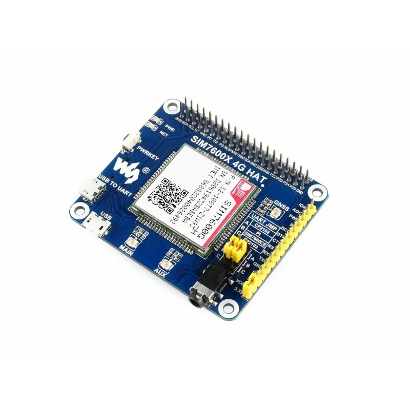 Waveshare SIM7600G-H 4G HAT 4G GNSS Module for Raspberry Pi
