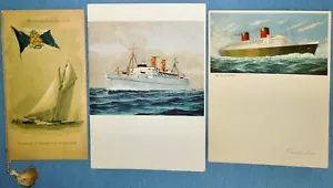 1913-52 Cruise Line Papier Lot... Hamburg-Amerika, Cunard, kanadischer Pazifik Dampf - Bild 1 von 15