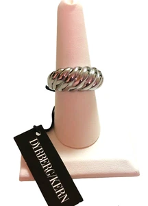 Dyrberg Kern of Denmark Ring Shiny Silver Finish Stainless Steel Plating Size 9 - Picture 1 of 9