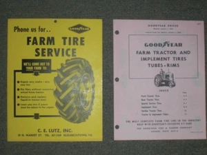 Goodyear Tire & Rubber Co. C. E. Lutz Elizabethtown PA poster & price sheet 1964 - Picture 1 of 3