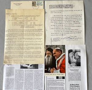 ATHINAGORAS († 1972) orthodoxer Erzbischof - Patriarch von Konstantinopel signed - Bild 1 von 1