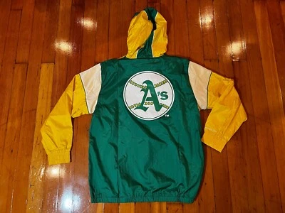 Oakland A’s Jacket Mitchell & Ness 2XL Retro MLB NWT Lightweight  - Image 1 of 4