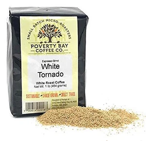 White Coffee - 1lb-2lb Bag of White Coffee Beans Roasted By Poverty Bay Coffe... - Picture 1 of 5