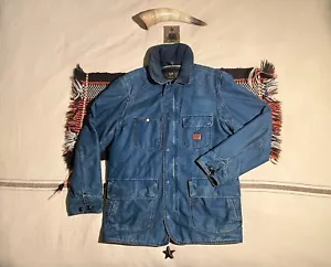 Chaqueta de Campo Lee 101 M Manta Forrada Índigo Ejército Militar Caza Capucha Tareas - Imagen 1 de 23