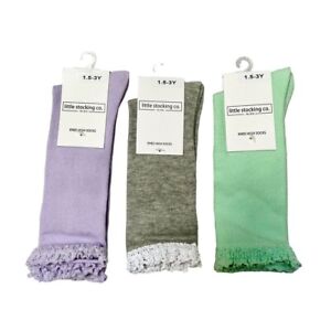 Little Stocking Co Lace Topped Sock Bundle 1.5-3 Years